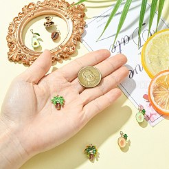 7Pcs 7 Styles Alloy Enamel Pendants&nbsp;ENAM-CJ0007-38