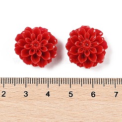 Synthetic Coral 3D Flower Rose Beads&nbsp;CORA-L046-D08
