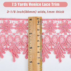7.5Yards Polyester Flower Lace Ribbon&nbsp;OCOR-DC0001-03