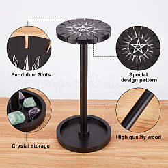 Wooden Pendulum Display Stand with Tray&nbsp;DIY-CN0002-24