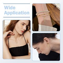 8Pcs 4 Styles Brass Micro Pave Cubic Zirconia Pendants&nbsp;KK-TA0002-91
