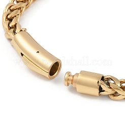 304 Stainless Steel Wheat Chain Bracelets&nbsp;STAS-L692-001G