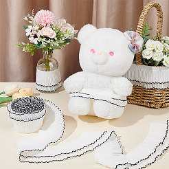 6 Yards 2-Layer Polyester Pleated Ribbon&nbsp;OCOR-FG0002-03B
