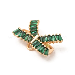 Brass with K9 Glass Pendants&nbsp;KK-B071-05G