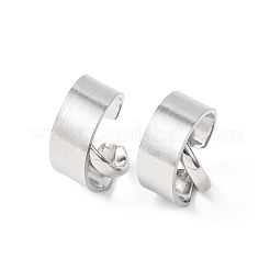 304 Stainless Steel C-Shaped Cuff Earrings&nbsp;LS-EJEW-K268-85P