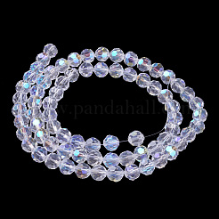 Electroplate Glass Beads Strands&nbsp;X-EGLA-J042-8mm-AB03