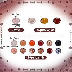 610Pcs Glass Beads Sets&nbsp;GLAA-GA0002-18