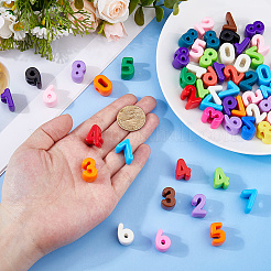 60Pcs Opaque Acrylic Beads&nbsp;OACR-DC0001-46