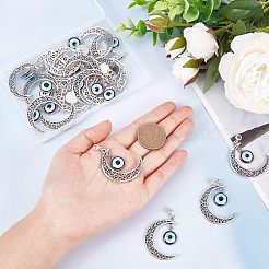 Alloy Hollow Moon Big Pendants&nbsp;FIND-NB0002-45
