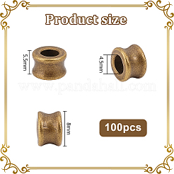 100Pcs Tibetan Style Alloy European Beads&nbsp;DIY-PH0023-44A