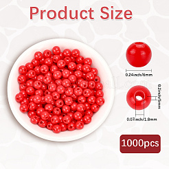 Opaque Acrylic Beads&nbsp;MACR-SP0001-85C