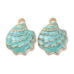 Rack Plating Alloy Enamel Pendant&nbsp;X-ENAM-Q449-12G-01