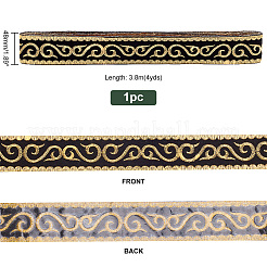Polyester Lace Trim&nbsp;OCOR-WH0068-50