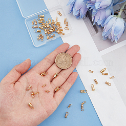 60Pcs 3 Style Brass Cord End&nbsp;FIND-PH0006-14