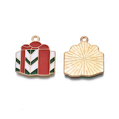 Christmas Alloy Enamel Pendants&nbsp;ENAM-Q442-60