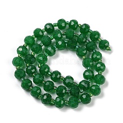 Natural Dyed White Jade Beads Strands&nbsp;G-H057-A20-04