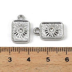 Alloy Rhinestone Pendants&nbsp;FIND-H024-13P