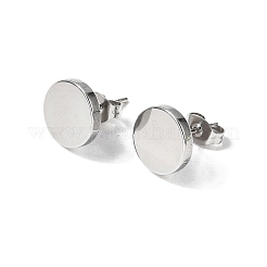 304 Stainless Steel Stud Earrings&nbsp;EJEW-L309-01C-P