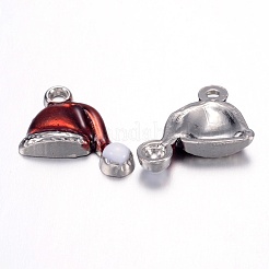 Brass Enamel Pendants&nbsp;X-KK-Q217-1-FF