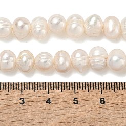 Natural Cultured Freshwater Pearl Beads Strands&nbsp;PEAR-L034-10A