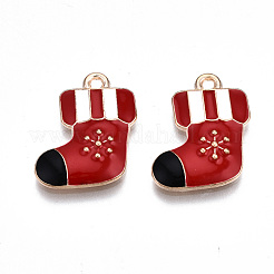 Alloy Enamel Pendants&nbsp;ENAM-Q442-037-RS