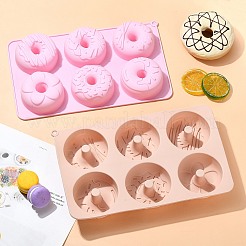 2Pcs 2 Colors Donut Baking Silicone Molds&nbsp;ST-CJ0043-081
