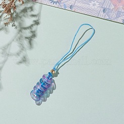 Glass Pendant Decorations&nbsp;HJEW-JM00408-03