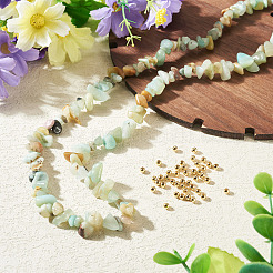 1 Strand Natural Flower Amazonite Chip Beads Strands&nbsp;G-TAD0001-01