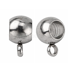 Tarnish Resistant Rondelle 304 Stainless Steel Tube Bails&nbsp;STAS-N037-01