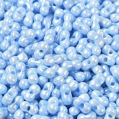 Opaque Colours Luster Glass Seed Beads&nbsp;X1-SEED-B001-01A-07
