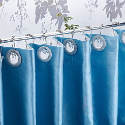 12Pcs Butterfly Acrylic with Iron Shower Curtain Rings for Bathroom&nbsp;HJEW-NB00293