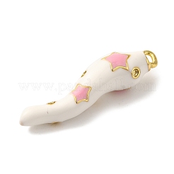Rack Plating Brass Enamel Pendants&nbsp;KK-A229-29G-02