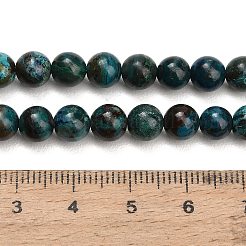 Natural Chrysocolla Beads Strands&nbsp;G-G475-A03-6mm