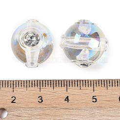 Plating Acrylic Rhinestone Beads&nbsp;OACR-S145-06