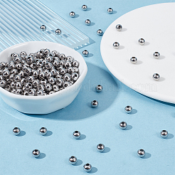 400Pcs 304 Stainless Steel Beads&nbsp;STAS-BBC0003-61A