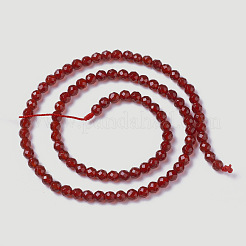 Natural Carnelian Beads Strands&nbsp;G-F596-12A-4mm