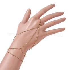 304 Stainless Steel Ring Bracelets&nbsp;BJEW-JB11486-01
