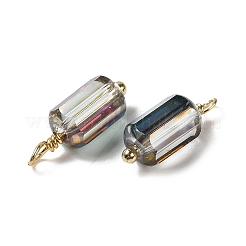 Half Plated Glass Charms&nbsp;KK-P242-23G-02