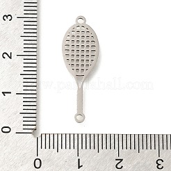 201 Stainless Steel Connector Charms&nbsp;STAS-R132-09P