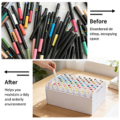 187 Holes PVC Pen Holder&nbsp;AJEW-PH0010-16B