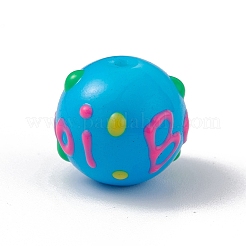 Opaque Painted Glass Beads&nbsp;LS-GLAA-B001-01B