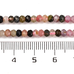 Natural Multicolor Tourmaline Beads Strands&nbsp;G-F770-D06-03
