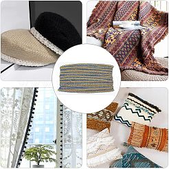 Lace Trim Polyester Ribbon for Jewelry Making&nbsp;OCOR-WH0071-007A