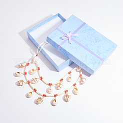 Bohemian Style Bib Necklaces&nbsp;NJEW-PH0001-11