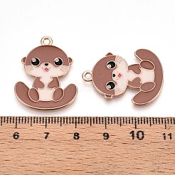 Alloy Enamel Pendants&nbsp;X-ENAM-T022-02D-02