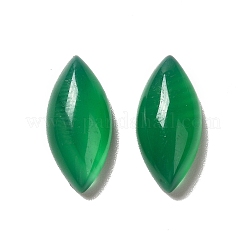Dyed & Heated Natural Green Onyx Agate Cabochons&nbsp;G-G975-02