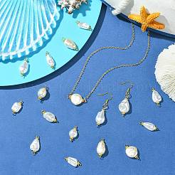 65Pcs 13 Styles ABS Plastic Imitation Pearl Connector Charms&nbsp;PALLOY-CJ00168