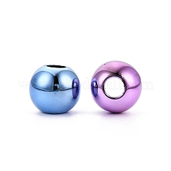 UV Plating Opaque Acrylic European Beads&nbsp;OACR-Q200-01