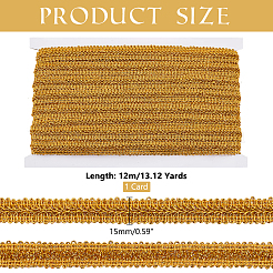 Polyester Centipede Lace Ribbon&nbsp;OCOR-WH0088-43A-02