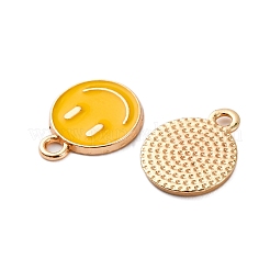 28Pcs 7 Colors Alloy Enamel Charms&nbsp;ENAM-FP0001-66